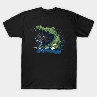 crocodile illustration T-Shirt